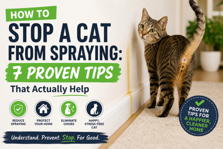 How to stop a cat from spraying
